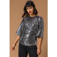 S Corsets Roman Shimmer Twist Waist Top