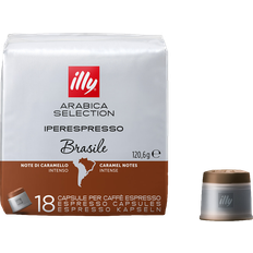 Illy Cápsulas illy Iperespresso Brasile Cápsulas de Café 1 Paquete de 18