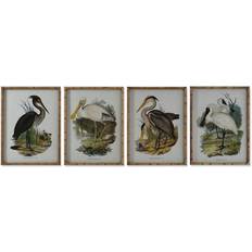 Dkd Home Decor Painting Birds Oriental 45 Framed Art