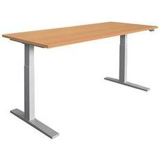 Multicoloured Writing Desks Hammerbacher Beech Finish 1200 x 800 mm Writing Desk