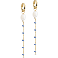 ENAMEL Copenhagen Lola Glory Hoops Cornflower Förgyllt-Silver Sterling 925