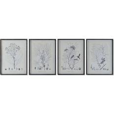 Dkd Home Decor Maleri Moderne Botaniske planter 45 Billede