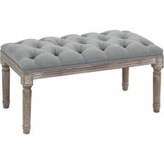 Sofabänke Homcom Polsterbank im Vintage-Stil Sofabank