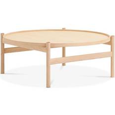 Brdr. Krüger HB Ø100 cm White Oiled Maple Coffee Table