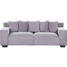 Beliani Corduroy Sofa 200cm 3-seter