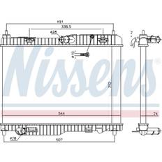 Nissens Nissens 69233 Coolant Radiator