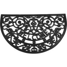 Siena Garden Antik Gummimåtte 75 x 45 x 1.2 cm Sort cm