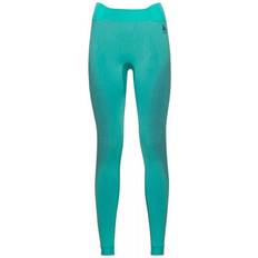 Blau - Fitness Lange Unterhosen Odlo Damen Leggings "Performance Warm Eco"