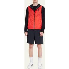 Moncler Pakito Hooded Gilet Red