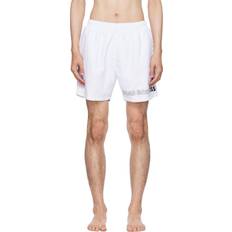 HUGO BOSS White Swimming Trunks HUGO BOSS White Dolphin Swim Shorts White