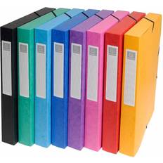 Pink Binders & Folders Exacompta Box File A4 25mm