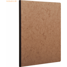 Marron Bloc-notes Clairefontaine Cahier Broché A4 192 Pages Uni Tabac