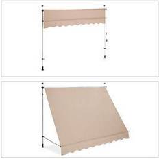 Klemmmarkise Relaxdays Klemmmarkise beige 250,0