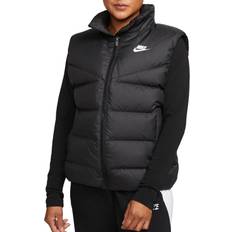 Down vest women Nike Black Sportswear Therma-Fit Windrunner Down Vest