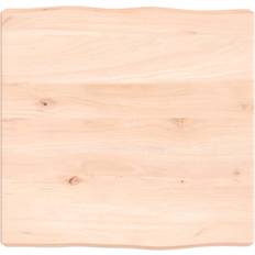 vidaXL 40x40x6 ubehandlet massivt Bordplade