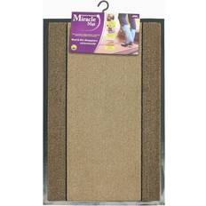 JVL Miracle Barrier Door Mat, Stripes Brown