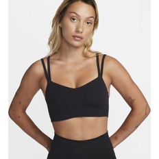 Nike Women's Light-support Padded Strappy Sports Bra Alate Trace Sport Black/Sail
