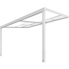 Auvents de Terrasse Home Deluxe Weiß Solis Terrassenüberdachung 390
