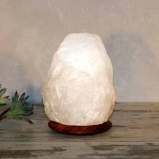 Selamix Hvid Saltstenslampe M Ledning 2-3 kg