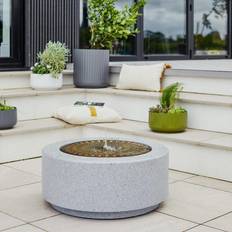 Blanc Fontaines Ivyline Solis Large Water Feature - Terrazzo And Brass