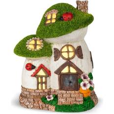Garden Solar Ornaments Garden Mushroom House