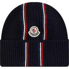 Moncler Donna Abbigliamento Moncler Men's Tricolour Beanie - Navy