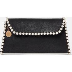 Stella McCartney Väskor Stella McCartney Falabella Pearl Edge Clutch, Woman, Black