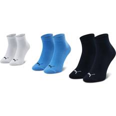 Puma Ankelstrumpor Kids Quarter 3-pack Blå/Vit/Svart Strumpor
