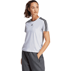 Adidas Dame T-skjorter adidas Training Essentials 3-Stripes T-Shirt - White