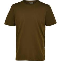 Selected Relaxed T-shirt - Dark Olive