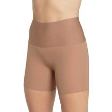 Brown - Women Shorts Leonisa Women's Stay-In-Place Seamless Slip Shorts Brown Brown