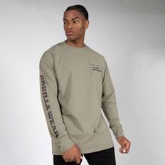 Gorilla Wear Boise Oversized Long Sleeve, Army Green