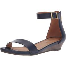 Shoes Kenneth Cole REACTION Women's Viber Piece Wedge Sandal, Navy