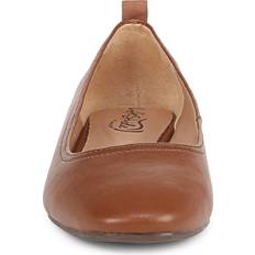 Brown - Women Ballerinas LifeStride Cameo Flat Shoes Brown Synthetic Fabric