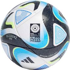 Adidas Womens OCEAUNZ Pro World Cup Ball White Navy Blue Lucid Lemon Silver