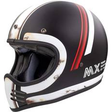 Premier Unisex-Adult Mx Do92 O.s. Bm Helm, SCHWARZ/Weiss/ROT, 59/60