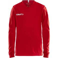 Craft Squad Jersey Solid LS JR – Bright Red