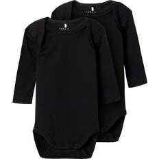 Name It NBNBODY 2P LS Solid Bodysuit - Black