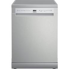 Hotpoint dishwasher silver Hotpoint H7FHS51X Inox 15 Place White