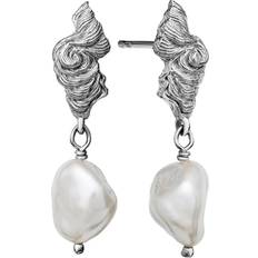 Maanesten Frigg Earrings Silber Sterling 925 Freshwater Pearl