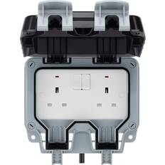 Power Switch Wall Outlets Masterplug ‎WP22KIT/3