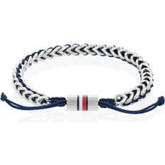 Tommy Hilfiger Blue Bracelets Tommy Hilfiger Braided Bracelet - Silver/Blue