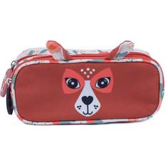 2-Zip Animal Face Pencil Case Melimelos Deer