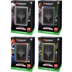 Magic commander decks Wizards of the Coast Magic the Gathering Commander Masters Commander Deck Bundle 4 Decks