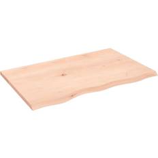 vidaXL 80 x 50 x 2 cm Massivholz Wandregal