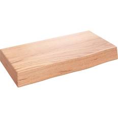 vidaXL Light Brown 40 x 20 x 6 cm Wall Shelf