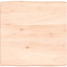 Naturfarvet Bordplader vidaXL 60x60x6 ubehandlet massivt Bordplade 60cm