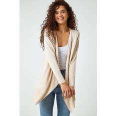 Natural Cardigans Roman Waterfall Front Knitted Cardigan