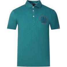 Aquascutum Aldis London Logo Polo Shirt - Green