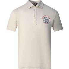 Aquascutum Aldis London Logo Polo Shirt - Beige